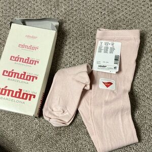 Pink Ribbed Knee-High Socks Accessories